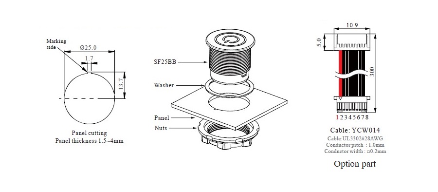 Product-Who makes SF25BB LED Capacitive Sensor Touch Switch?-SHANPU