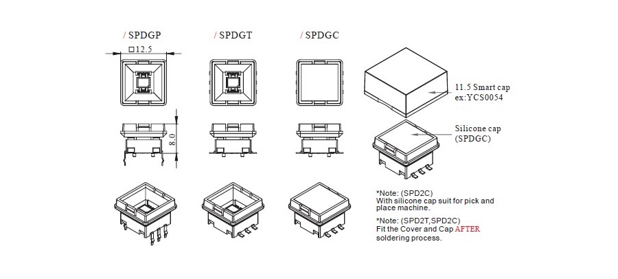 Shanpu Product-Who makes SPD RGB IC LED illuminated tactile switch?-SHANPU